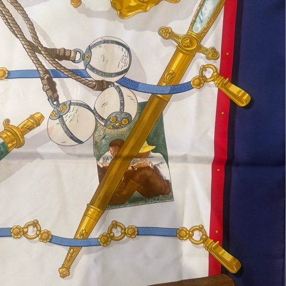 HERMES CARRE 90 MEMOIRE D’HERMES SILK SCARF WITH COA - Picture 9 of 16